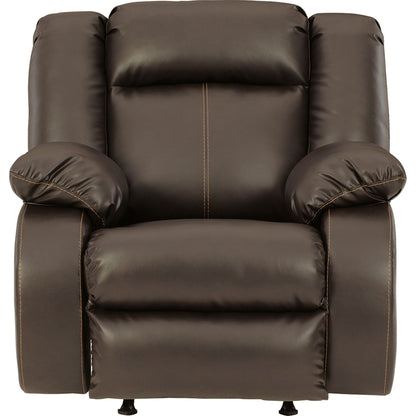 Fauteuil inclinable électrique à bascule Denoron - Chocolat