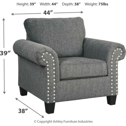 Chaise Agleno - Anthracite