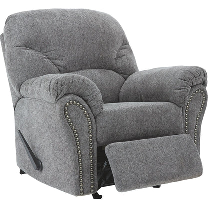 Fauteuil inclinable à bascule Allmaxx - Étain