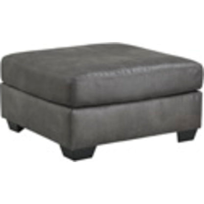 Pouf d'appoint surdimensionné Bladen - Ardoise