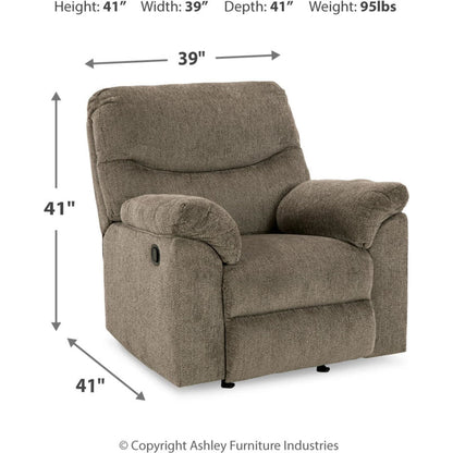 Fauteuil inclinable à bascule Alphons - Mastic
