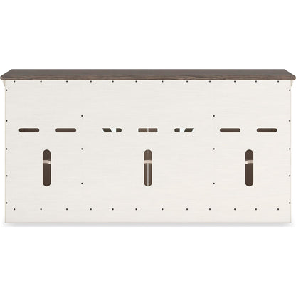 Meuble TV Bolanburg - Blanc/Gris patiné
