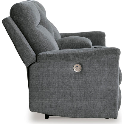 Causeuse inclinable électrique Barnsana avec console