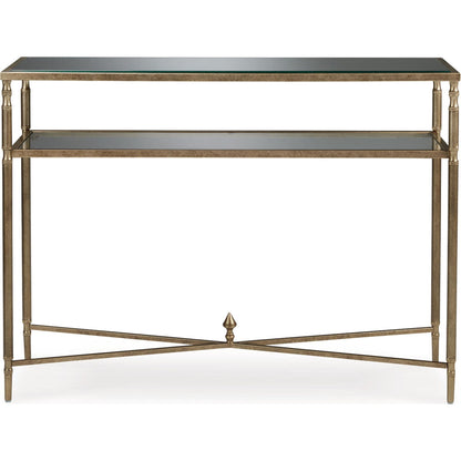 Table basse Cloverty - Finition or vieilli