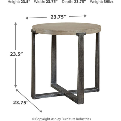 Table d'appoint Dalenville - Gris