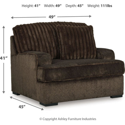 Chaise surdimensionnée Aylesworth - Chocolat