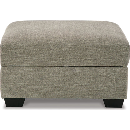 Pouf de rangement Creswell - Pierre