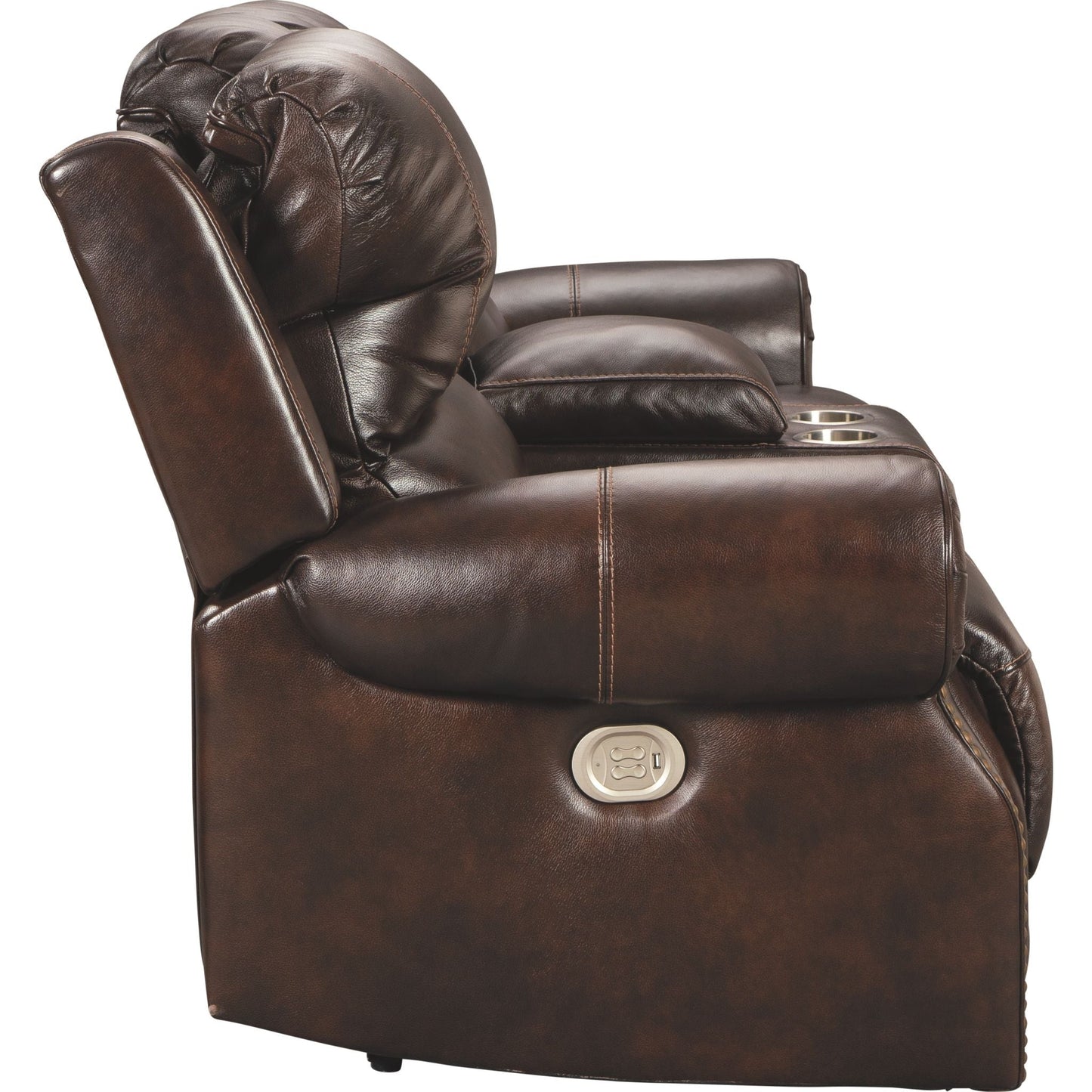 Causeuse inclinable électrique Buncrana - Chocolat