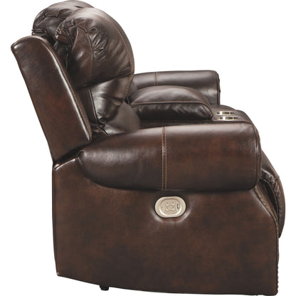 Causeuse inclinable électrique Buncrana - Chocolat