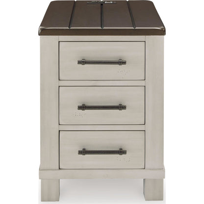 Table d'appoint Darborn - Gris/Marron