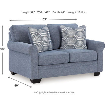 Causeuse Carissa Manor - Denim