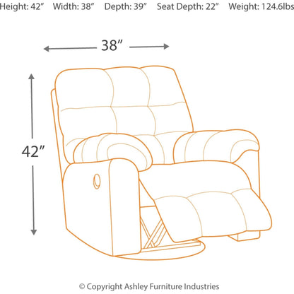 Fauteuil inclinable pivotant à bascule Acieona - Ardoise
