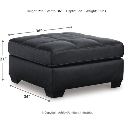 Pouf d'appoint surdimensionné Barlin Mills
