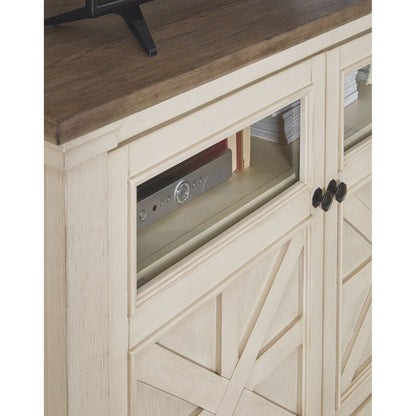 Meuble TV Bolanburg - Blanc/Gris patiné