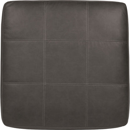 Pouf d'appoint surdimensionné Aberton - Gris