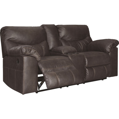 Causeuse inclinable Boxberg avec console - Teck