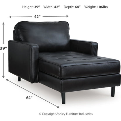 Chaise longue Bryceview - Onyx