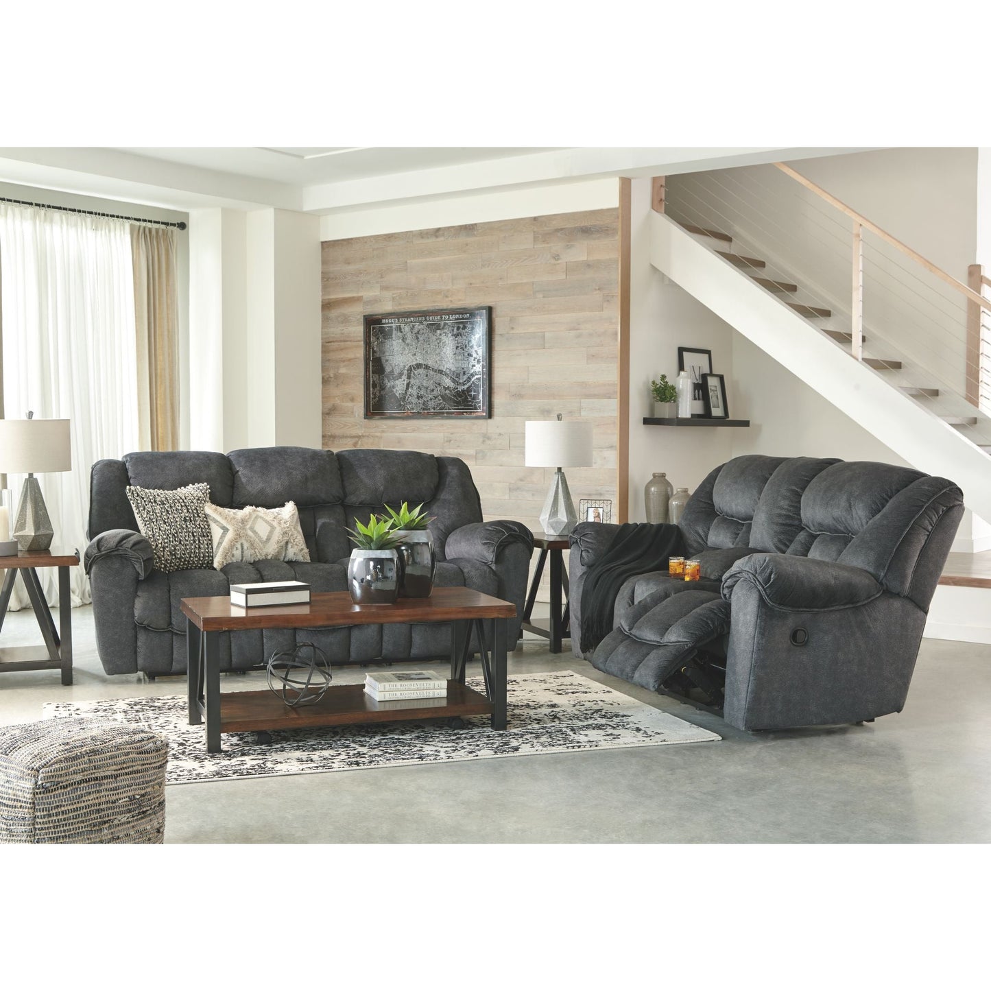 Causeuse inclinable Capehorn avec console - Granit