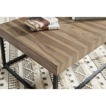 Table basse Bellwick - Naturel/Noir