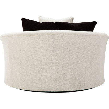 Chaise pivotante Cambri - Neige
