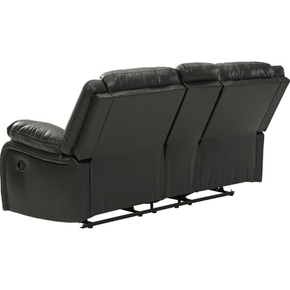 Causeuse inclinable avec console Calderwell - Noir