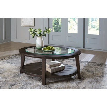 Table basse Celamar - Marron foncé