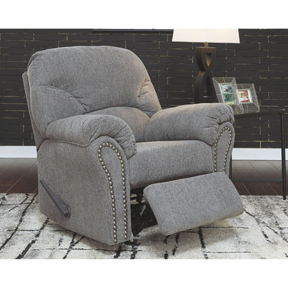 Fauteuil inclinable à bascule Allmaxx - Étain