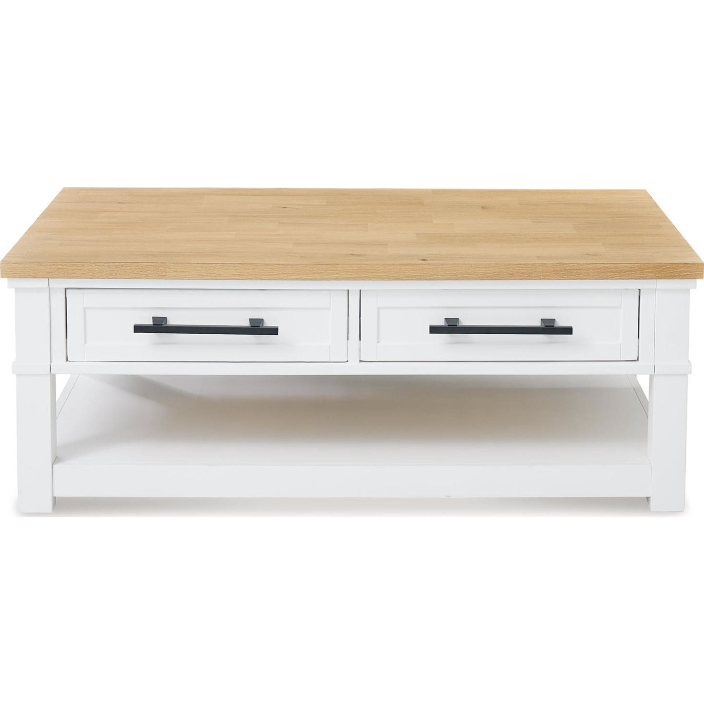 Table basse Ashbryn - Blanc/Naturel