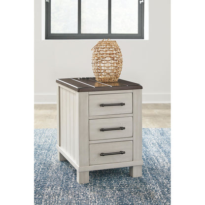 Table d'appoint Darborn - Gris/Marron