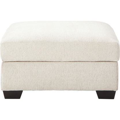 Pouf de rangement Brantley - Neige