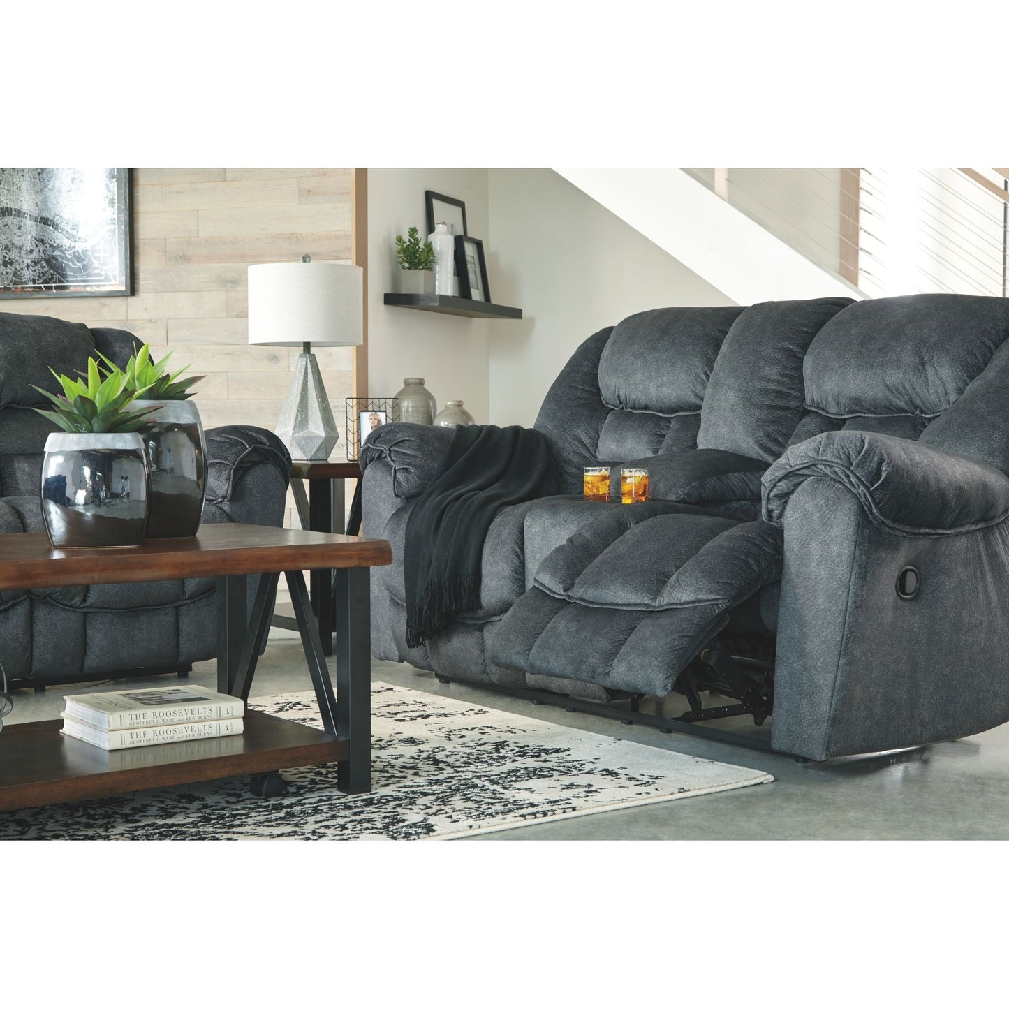 Causeuse inclinable Capehorn avec console - Granit