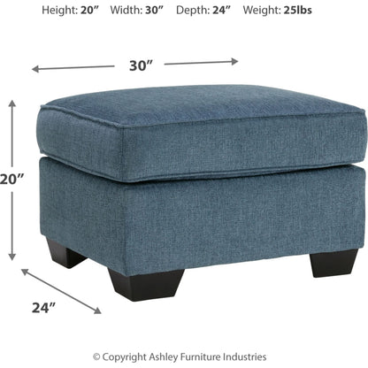 Ottoman Cashton - Bleu