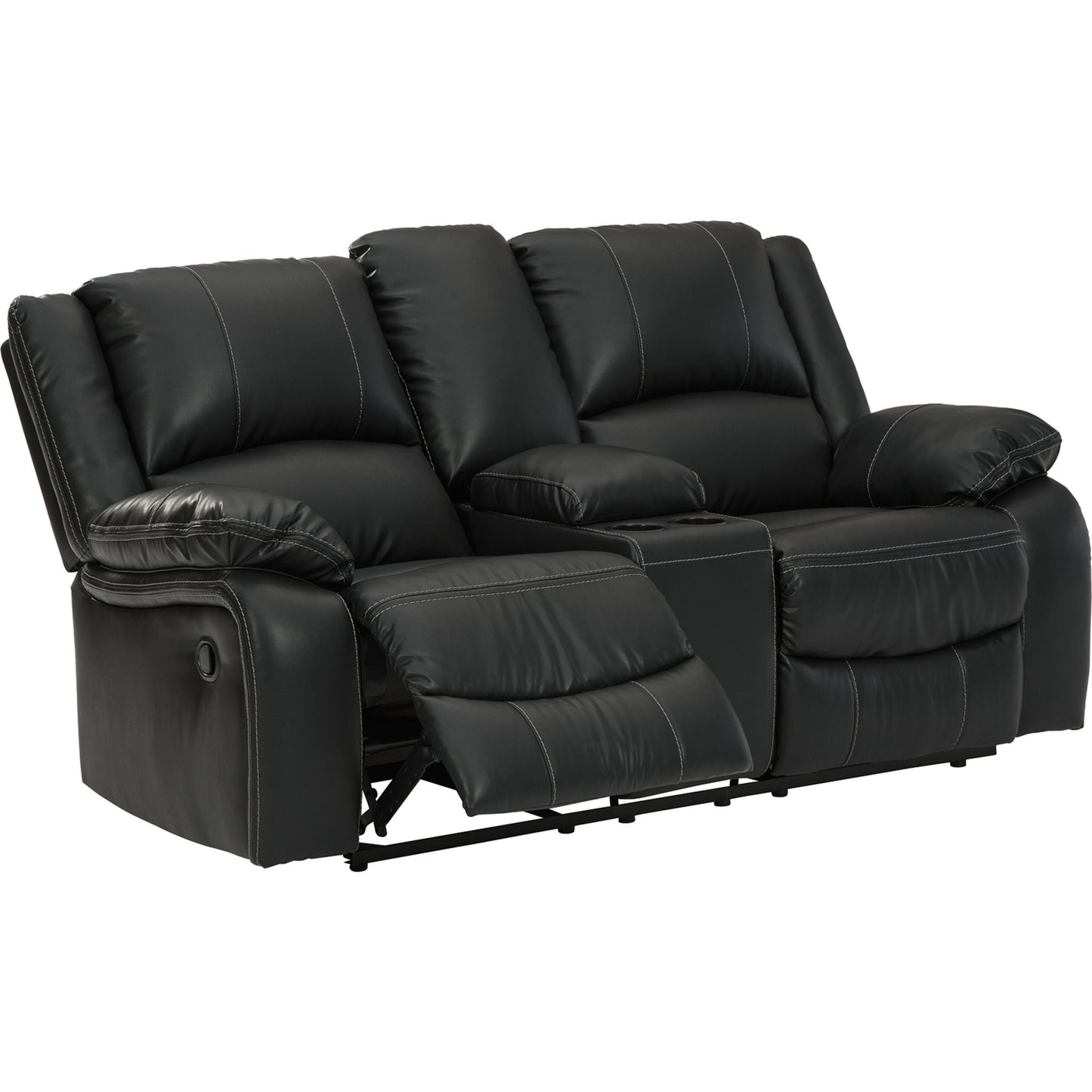 Causeuse inclinable avec console Calderwell - Noir