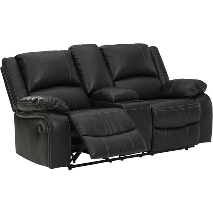 Causeuse inclinable avec console Calderwell - Noir