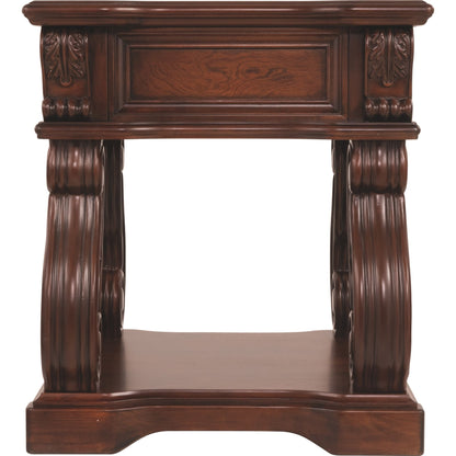 Table d'appoint Alymere - Brun rustique
