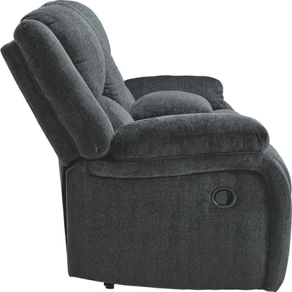 Causeuse inclinable Draycoll avec console - Ardoise