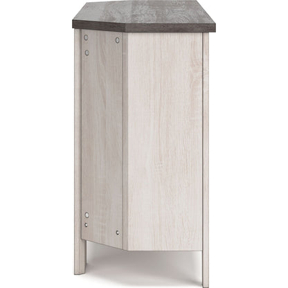 Meuble TV d'angle Dorrinson - Bicolore