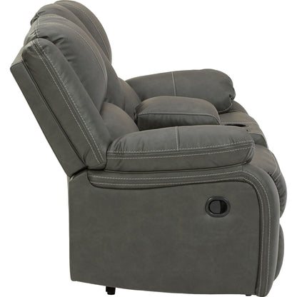 Causeuse inclinable avec console Calderwell - Gris