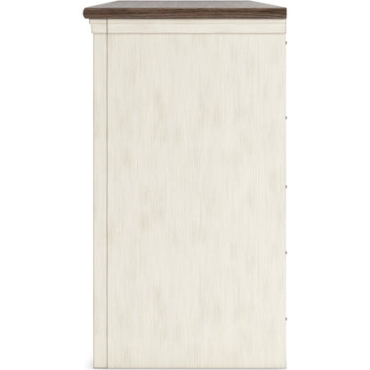 Meuble TV Bolanburg - Blanc/Gris patiné