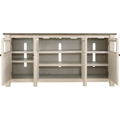 Meuble TV Bolanburg - Blanc/Gris patiné