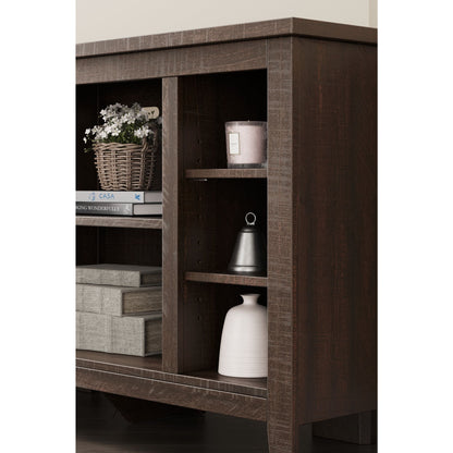 Meuble TV d'angle Camiburg - Marron chaud