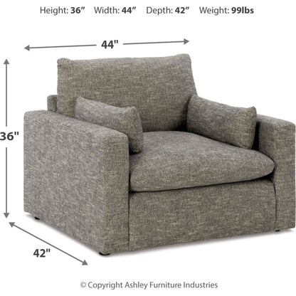 Chaise et demie dramatique - Granit