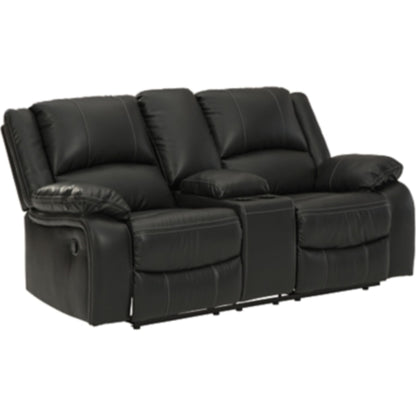 Causeuse inclinable avec console Calderwell - Noir