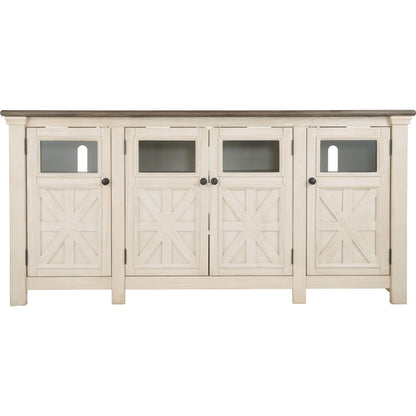 Meuble TV Bolanburg - Blanc/Gris patiné