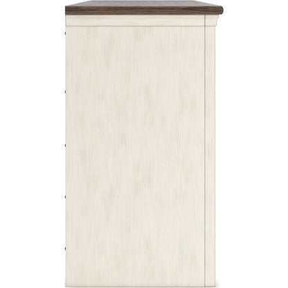 Meuble TV Bolanburg - Blanc/Gris patiné