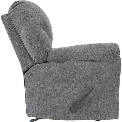Fauteuil inclinable à bascule Allmaxx - Étain